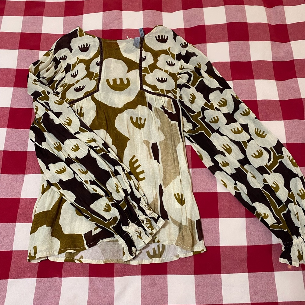 Kids Floral Long Sleeve Top - Multicolor